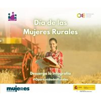 Infografía #OportunidadesRurales: Mujeres y empleo en el ámbito rural