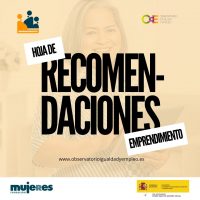 Recomendaciones para el apoyo del emprendimiento femenino en el sector TIC